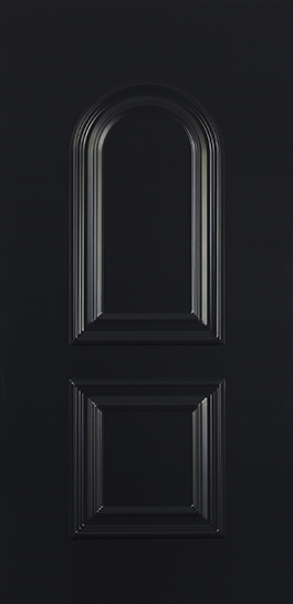 photo de la porte dinard en couleur noir 9005